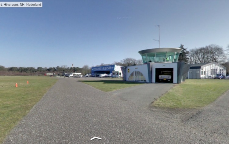 Google Streetview op Vliegveld Hilversum