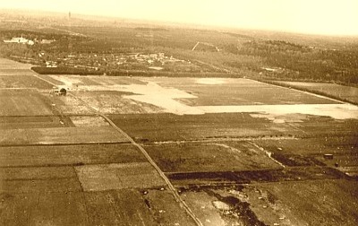 Vliegveld Hilversum Luchtfoto