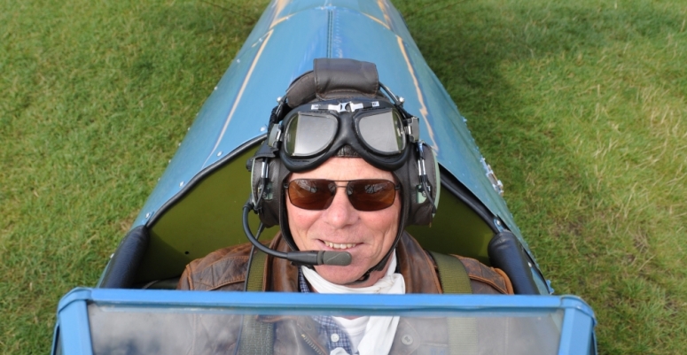 Bert in de Stearman