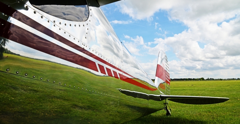 Cessna 140 N3651V sittin pretty