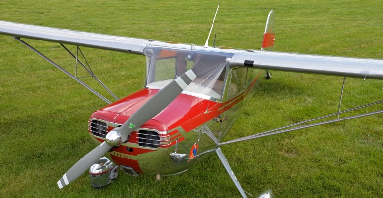 Cessna 140 N3651V sittin pretty