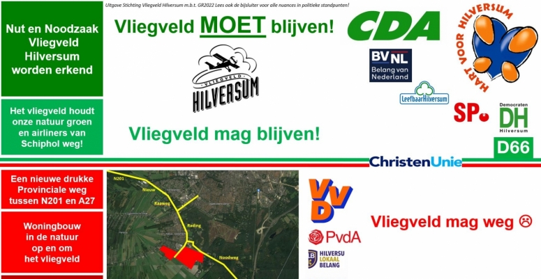 STEMWIJZER VLIEGVELD HILVERSUM