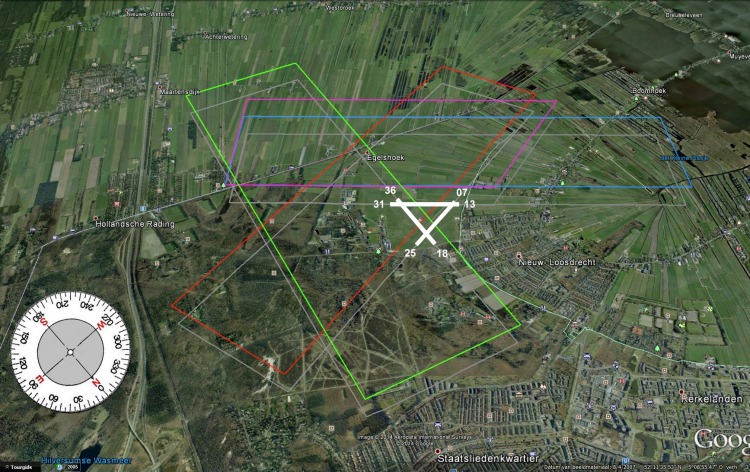 Circuits EHHV in Google Earth